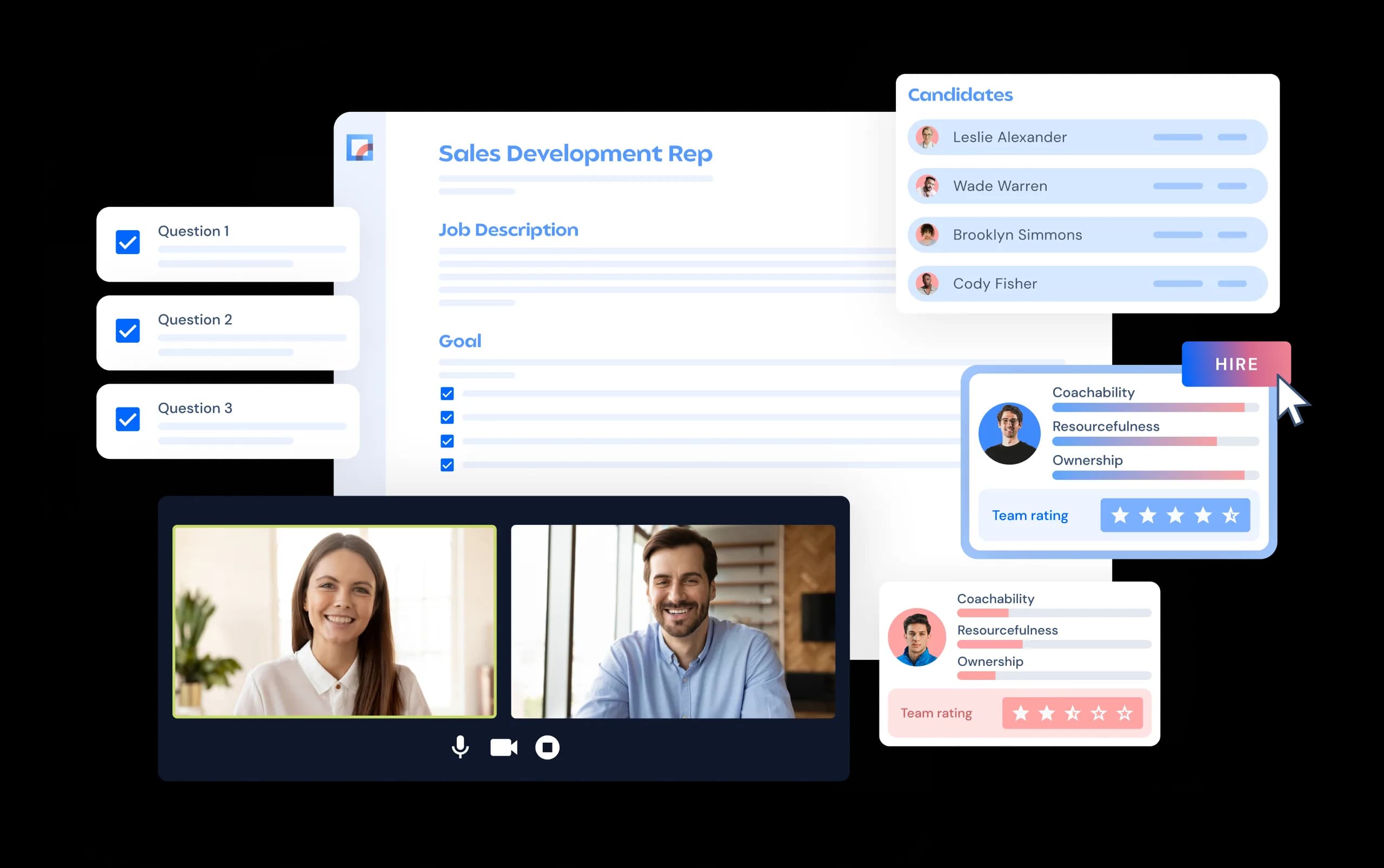 Yardstick application interface